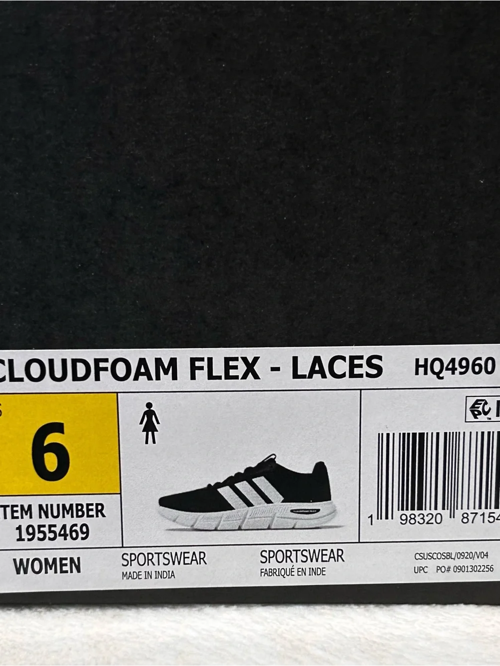 adidas Kids Black and White Mesh Athletic Sneakers